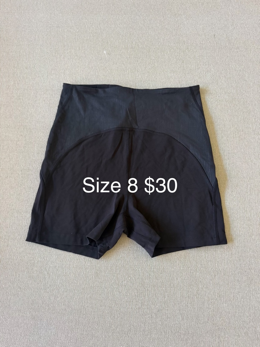 lululemon athletica Black High-Waist Bike Shorts
